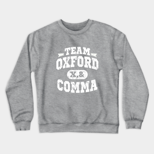 comma sweatshirt